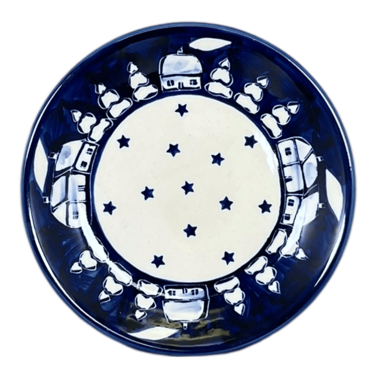 Plate, Round, Dessert, 6.5" in "Winter's Eve" by Manufaktura | T130S-IBZ