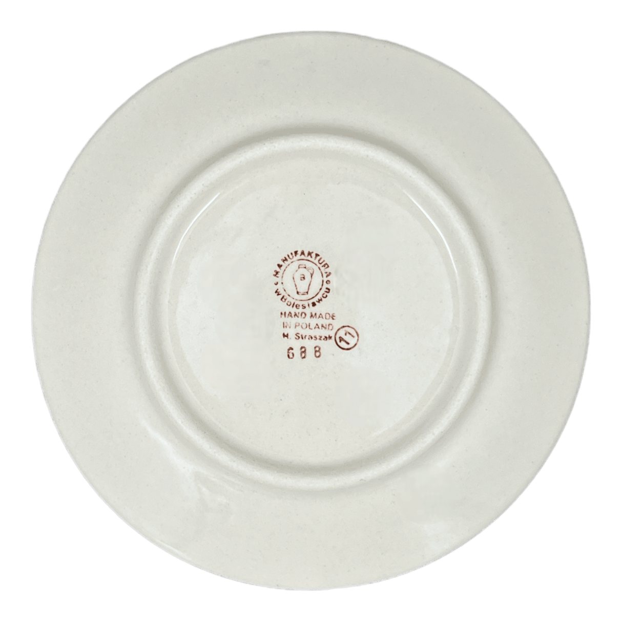 Plate, Round, Dessert, 6.5" in "Bunny Love" by Manufaktura | T130T-P324