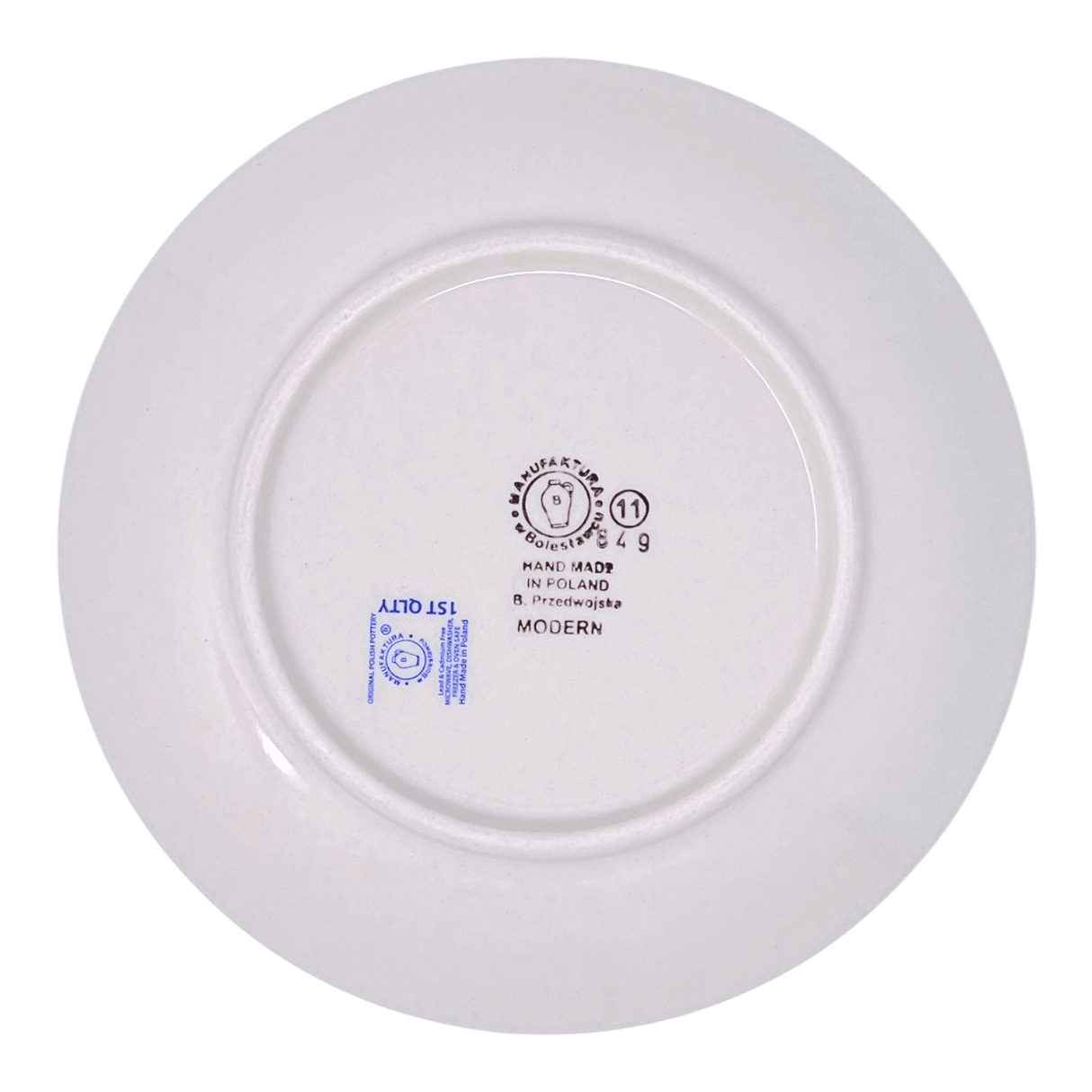 Plate, Round, Dessert, 7.25" in "Hypnotic Night" by Manufaktura | T131M-CZZC
