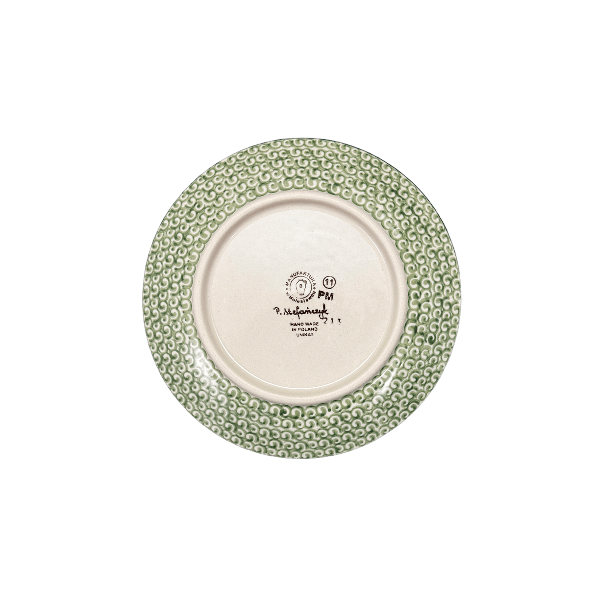 Plate, Round, Dessert, 7.25" in "Pink Poinsettia" by Manufaktura | T131S-PS14