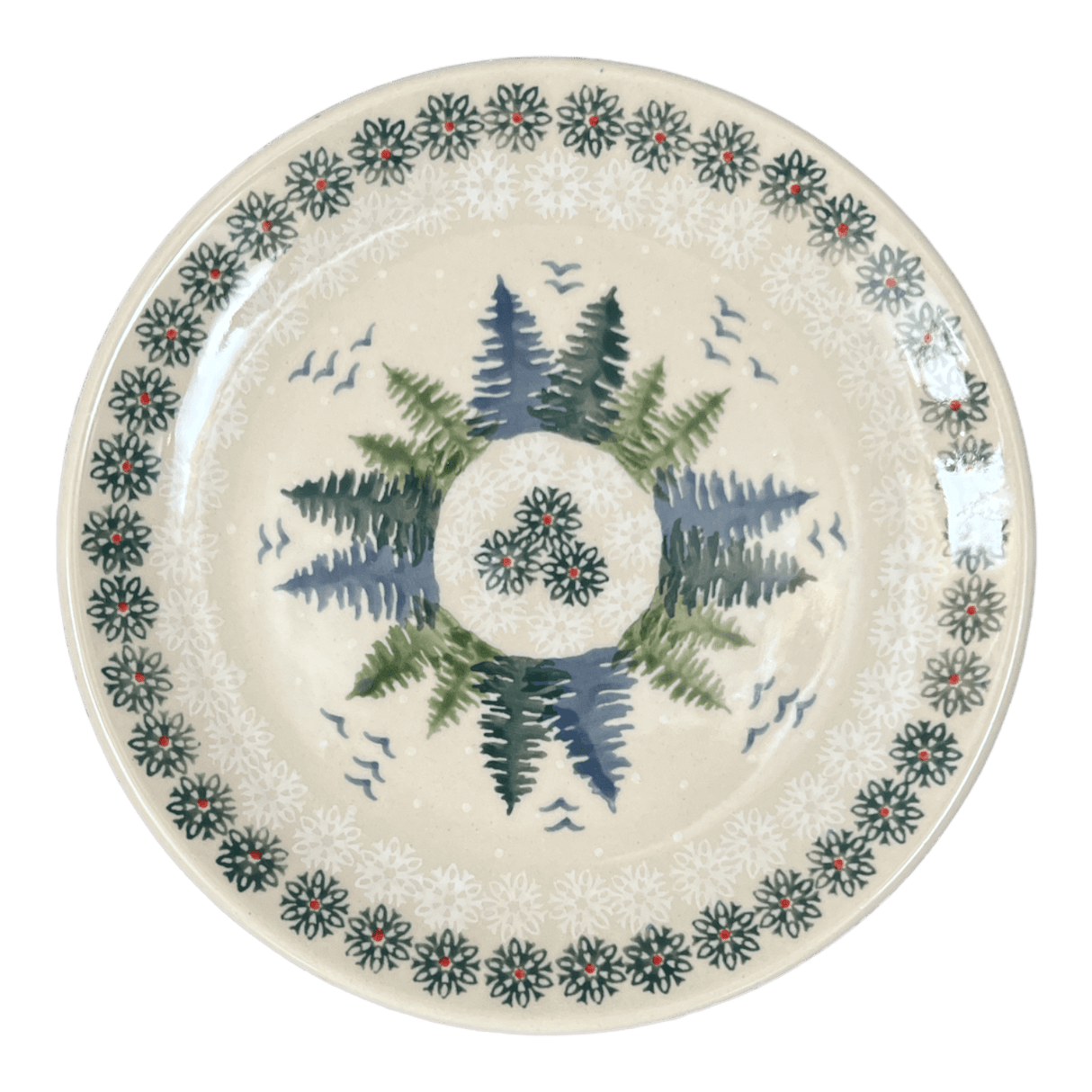 Plate, Round, Dessert, 7.25" in "Pine Forest" by Manufaktura | T131S-PS29