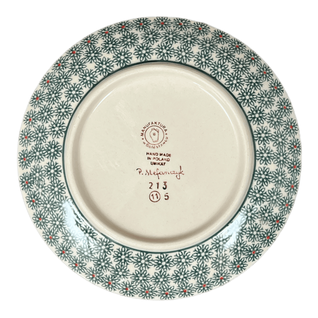 Plate, Round, Dessert, 7.25" in "Pine Forest" by Manufaktura | T131S-PS29