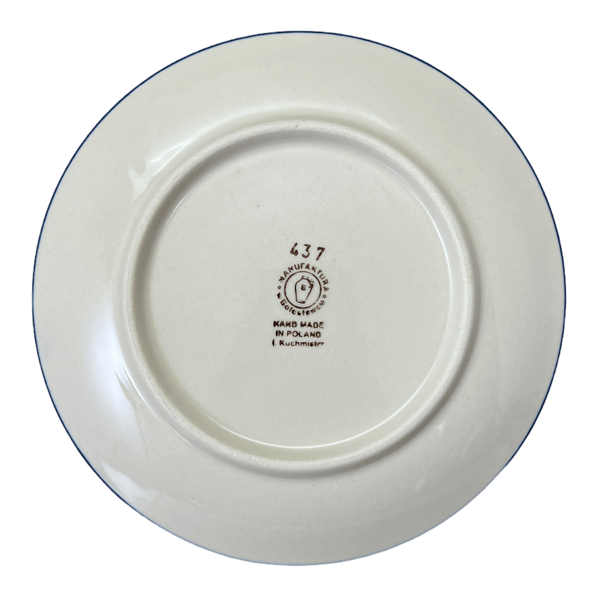 Plate, Round, Dessert, 7.25" in "Christmas Chapel" by Manufaktura | T131T-CHDK