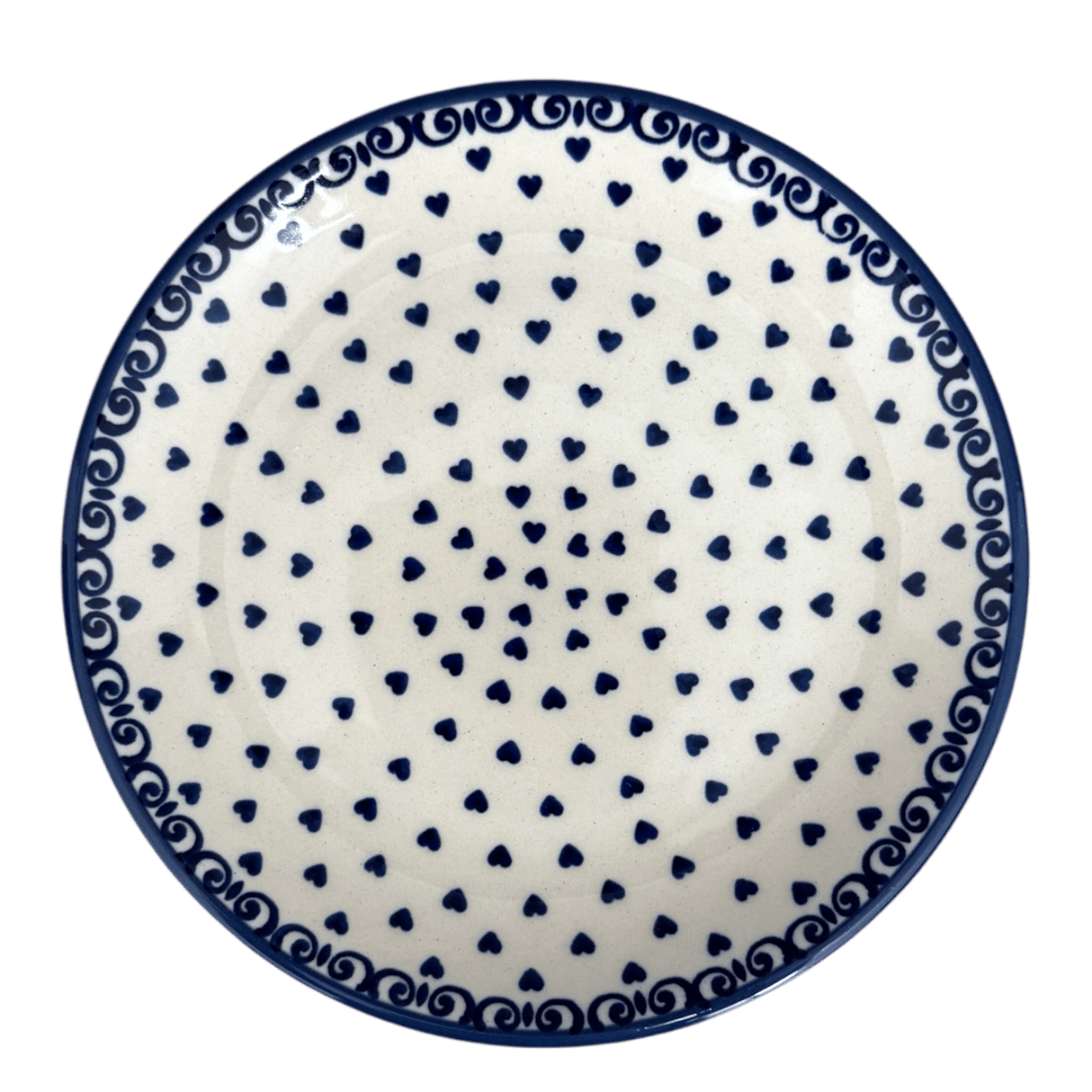 Plate, Round, Dessert, 7.25" in "Heartfelt Blue" by Manufaktura | T131T-PS02