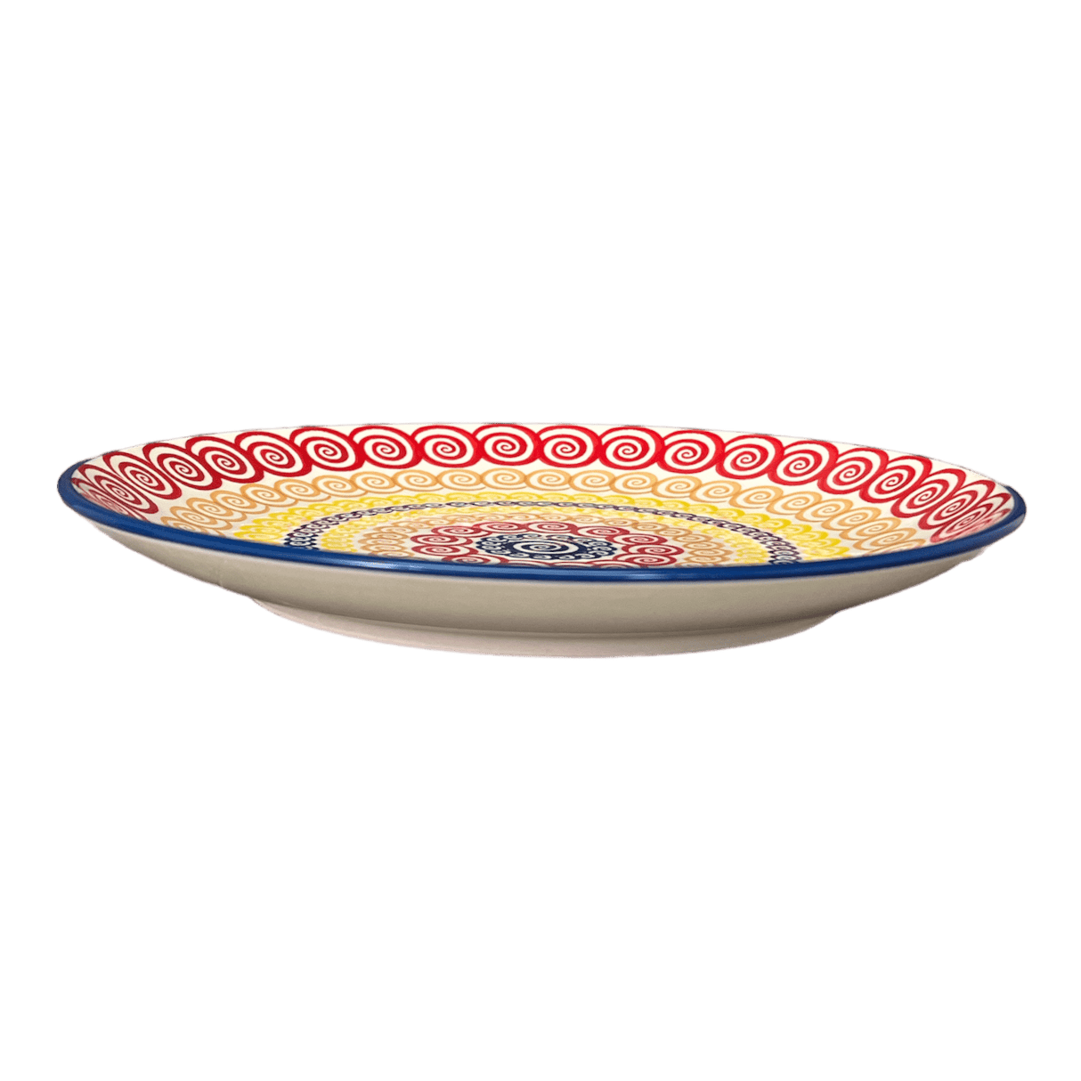 Plate, Round, Dinner, 10" in "Psychedelic Swirl" by Manufaktura | T132M-CMZK