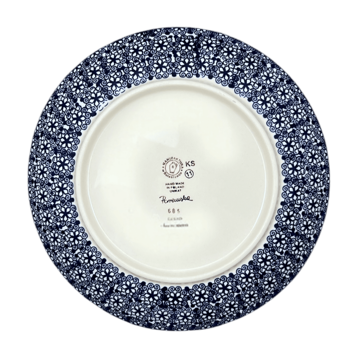 Plate, Round, Dinner, 10" in "Poppy Persuasion" by Manufaktura | T132S-P265