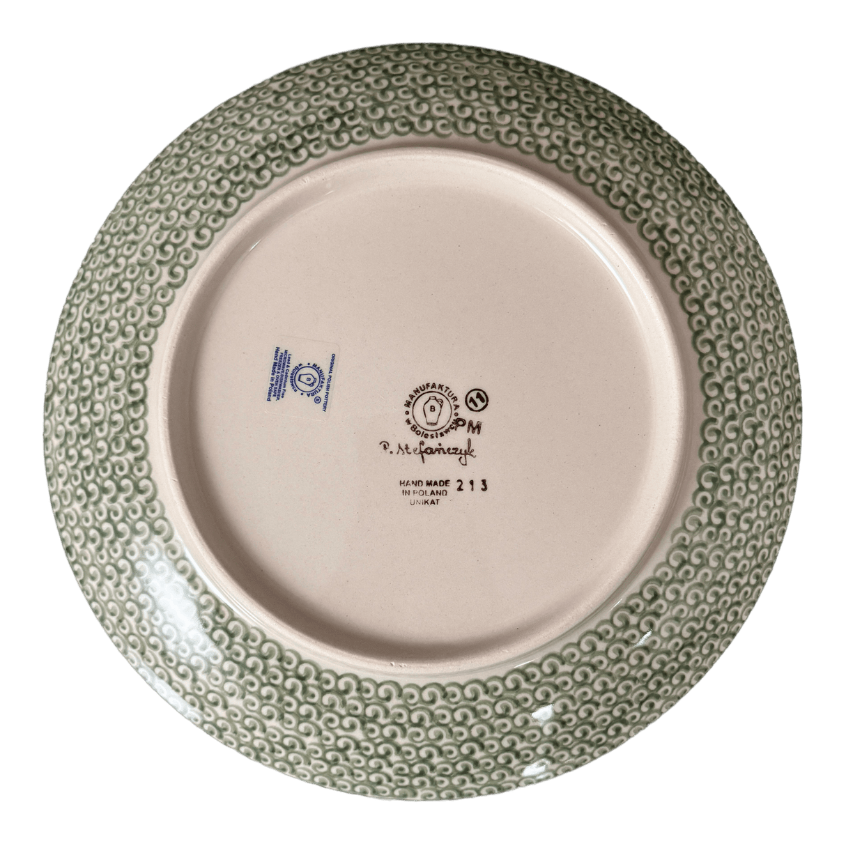 Plate, Round, Dinner, 10" in "Pink Poinsettia" by Manufaktura | T132S-PS14