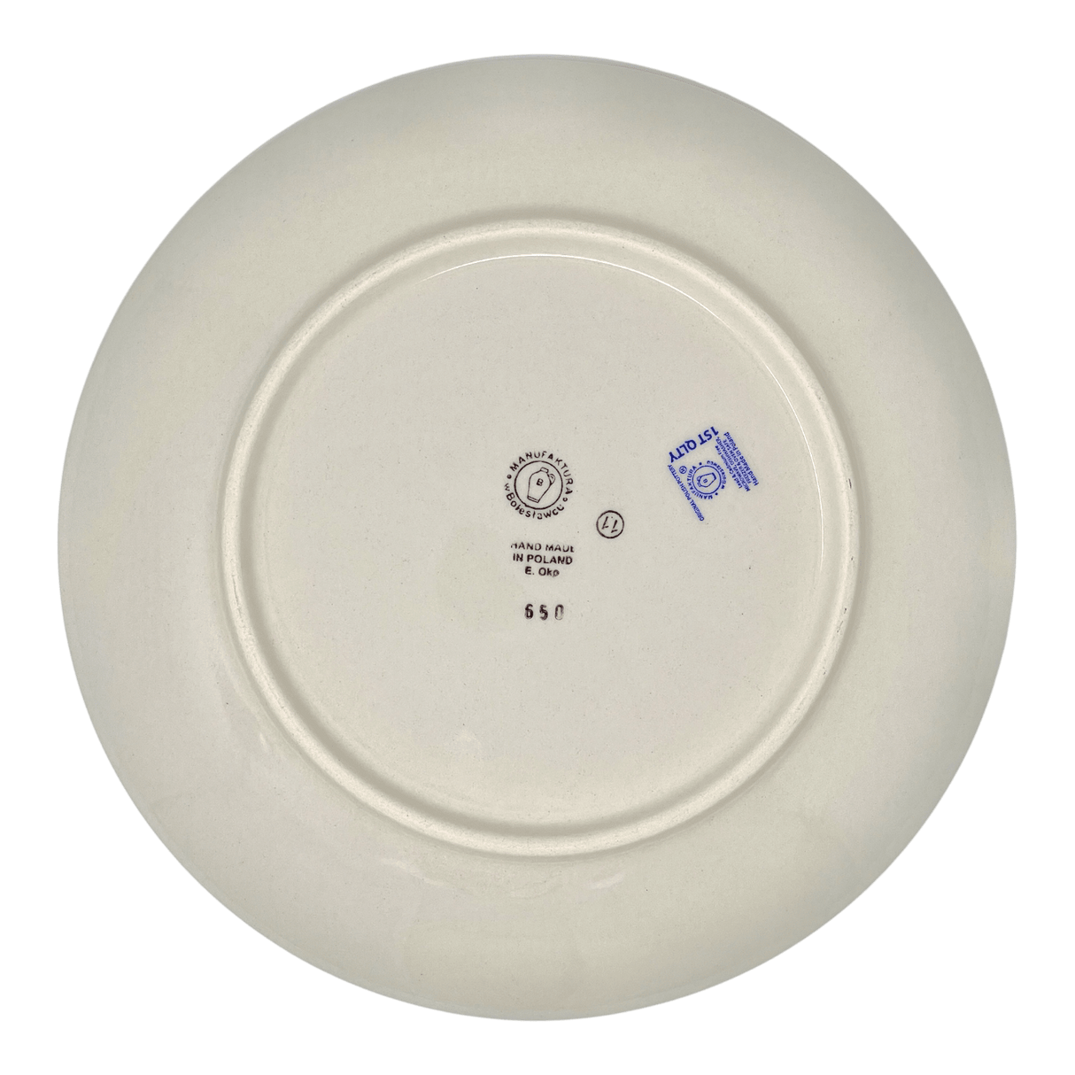 Plate, Round, Dinner, 10" in "Night Eyes" by Manufaktura | T132T-57