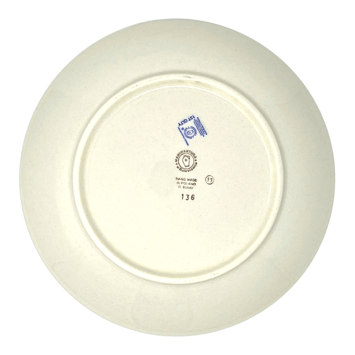 Plate, Round, Dinner, 10" in "Snowstorm" by Manufaktura | T132T-PS36