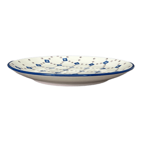 Polish Pottery 10" Dinner Plate (Diamond Quilt) | T132U-AS67 Additional Image at PolishPotteryOutlet.com