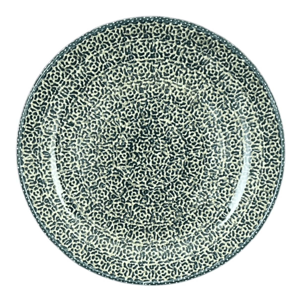 Plate, Round, Dinner, 10" in "Green Peace" by Manufaktura | T132U-W56Z