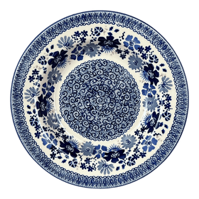 Polish Pottery Soup Plate (Blue Life) | T133S-EO39 Additional Image at PolishPotteryOutlet.com