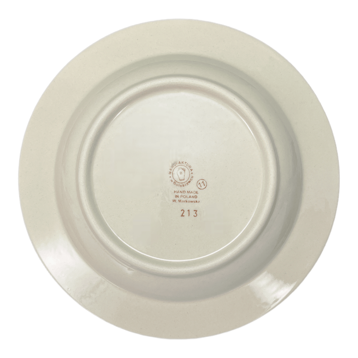 Plate, Round, Soup Plate, 9.25" in "Peacock in Line" by Manufaktura | T133T-54A