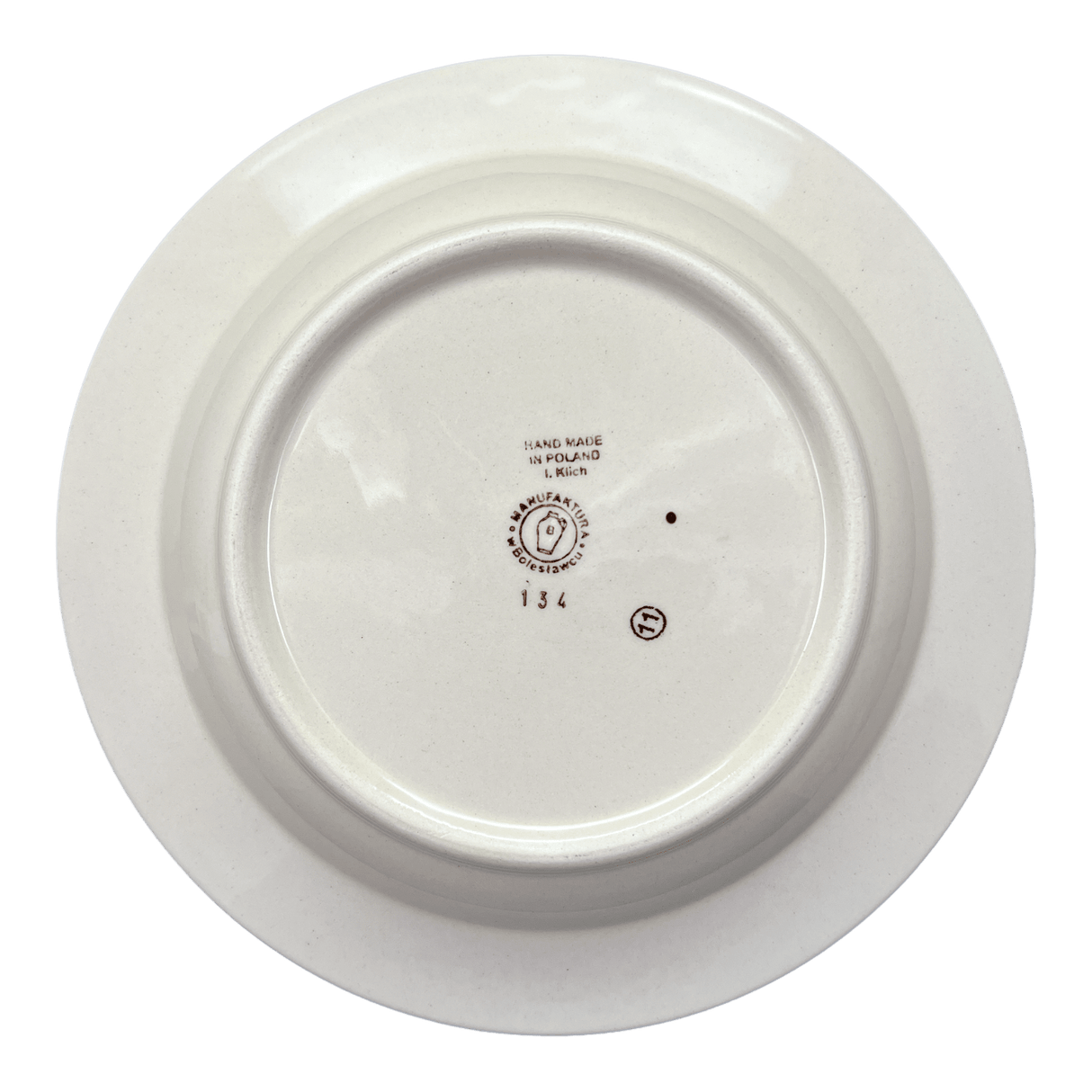 Plate, Round, Soup Plate, 9.25" in "Peacock" by Manufaktura | T133T-54