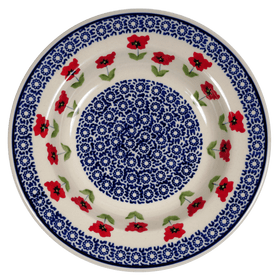 Polish Pottery Soup Plate (Poppy Garden) | T133T-EJ01 Additional Image at PolishPotteryOutlet.com