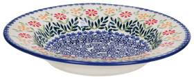 Polish Pottery Soup Plate (Flower Power) | T133T-JS14 Additional Image at PolishPotteryOutlet.com