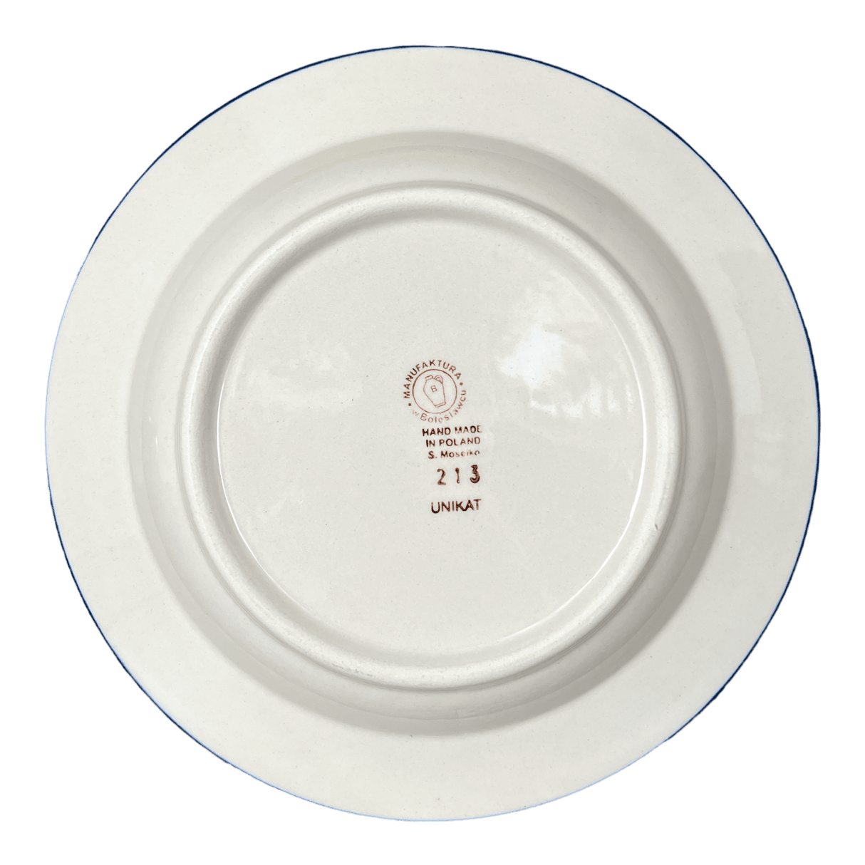 Plate, Round, Soup Plate, 9.25" in "Strawberry Fields" by Manufaktura | T133U-AS59