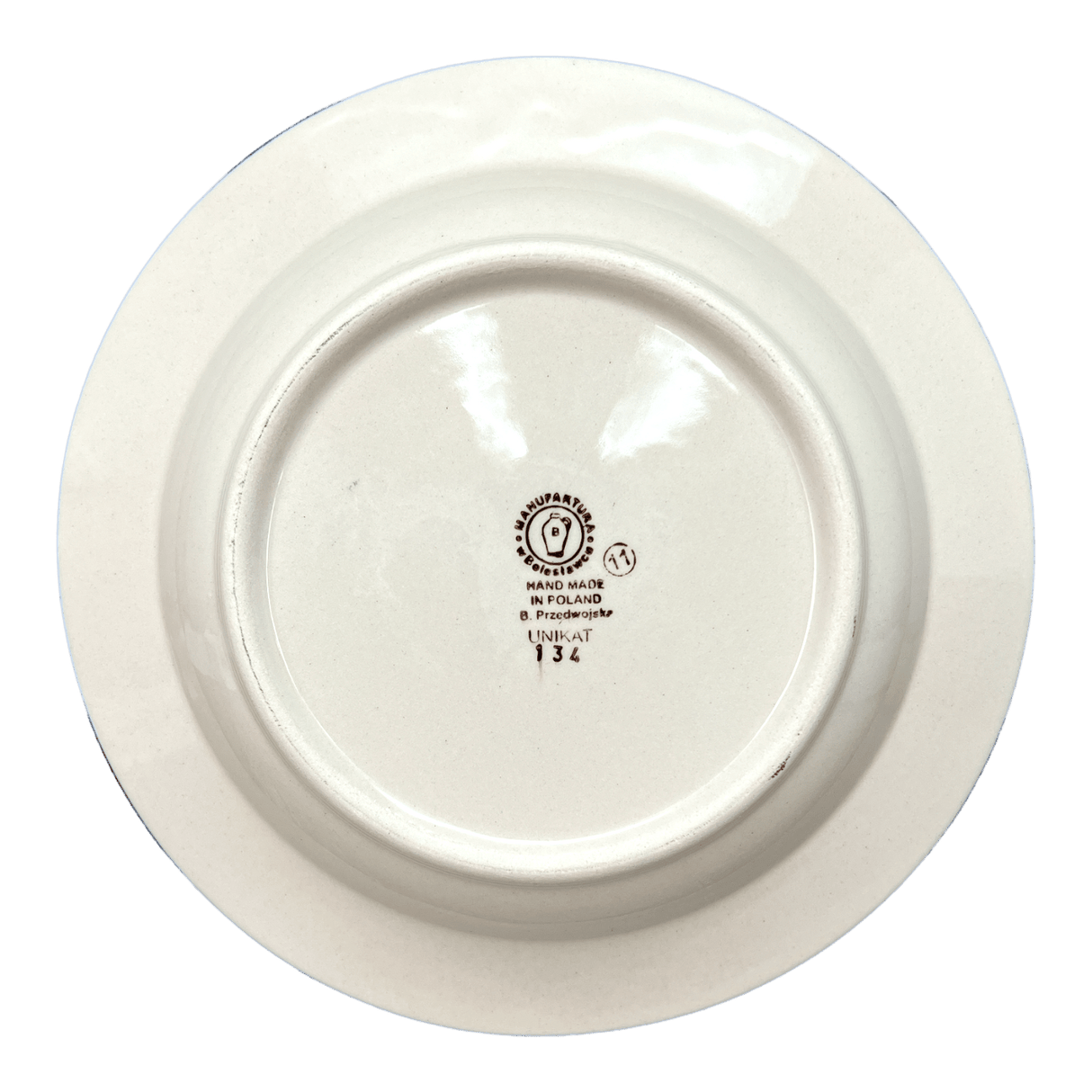 Plate, Round, Soup Plate, 9.25" in "Ducks in a Row" by Manufaktura | T133U-P323