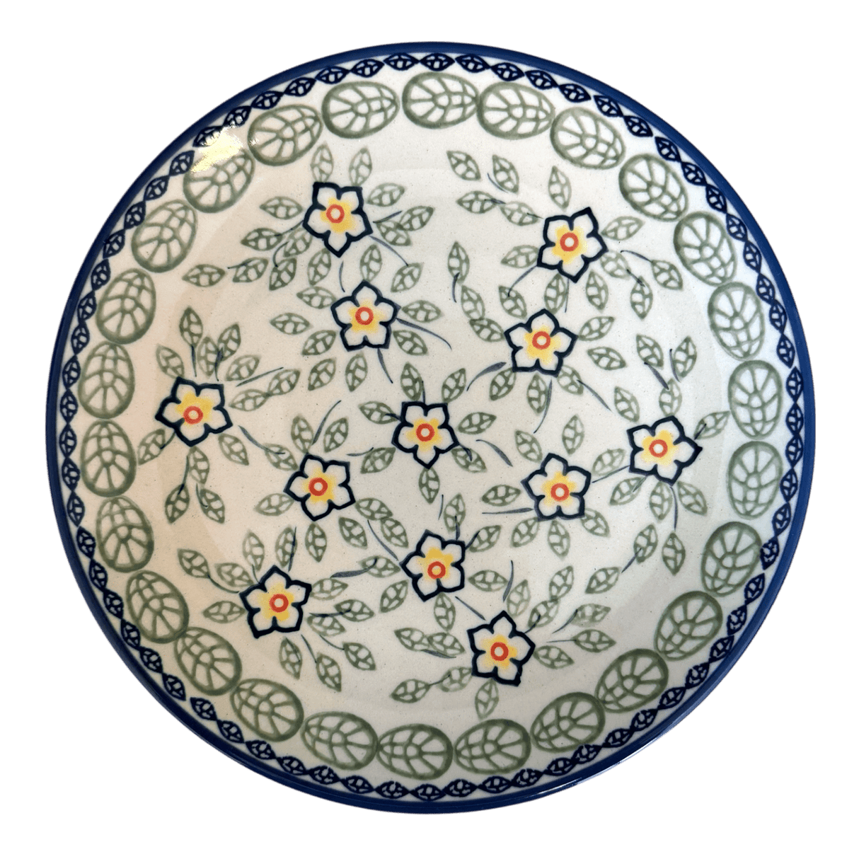Plate, Round, Salad, 8.5" in "Sunrise Jasmine" by Manufaktura | T134S-DP1