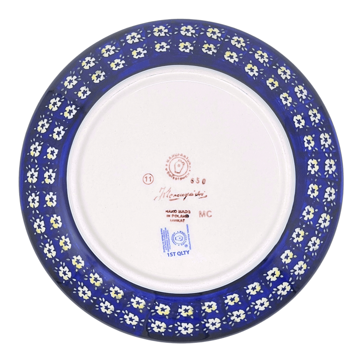 Plate, Round, Salad, 8.5" in "Floral Formation" by Manufaktura | T134S-WKK