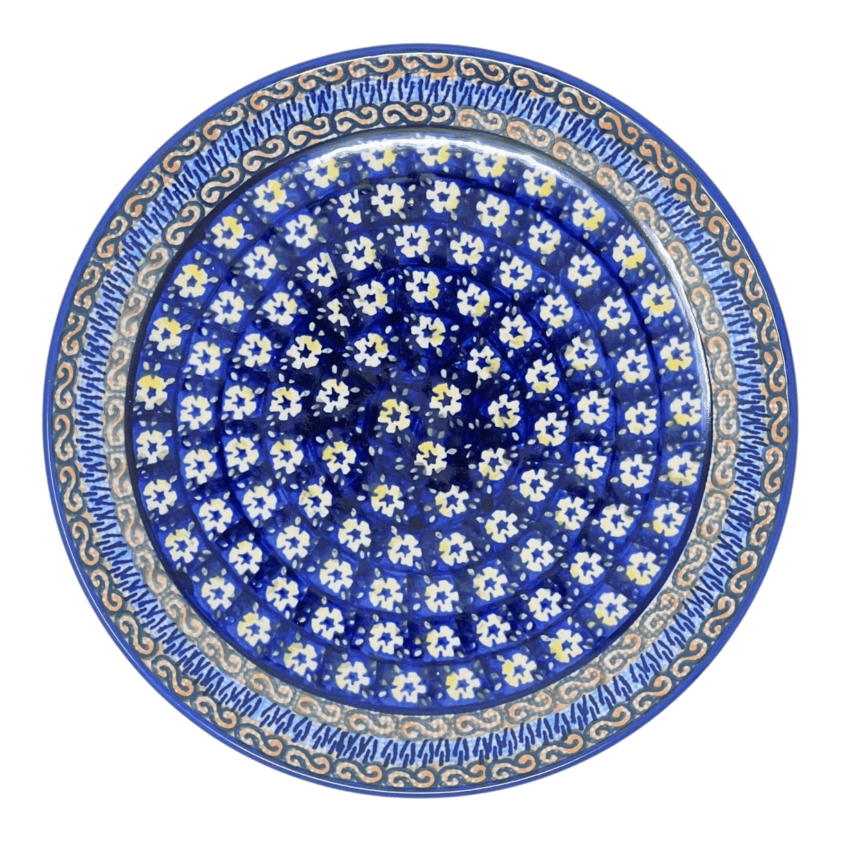 Plate, Round, Salad, 8.5" in "Floral Formation" by Manufaktura | T134S-WKK
