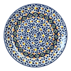 Polish Pottery 8.5" Salad Plate (Kaleidoscope) | T134U-ASR at PolishPotteryOutlet.com