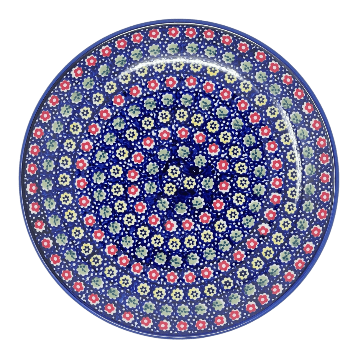 Plate, Round, Salad, 8.5" in "Rings of Flowers" by Manufaktura | T134U-DH17