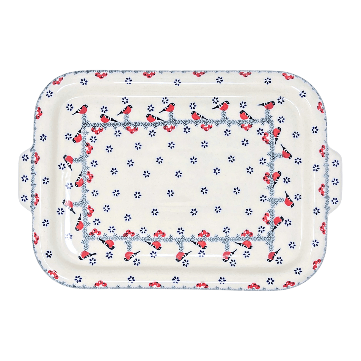 Tray, Cookie Sheet, 11.5" x 16" in "Red Bird" by Manufaktura | T139T-GILE