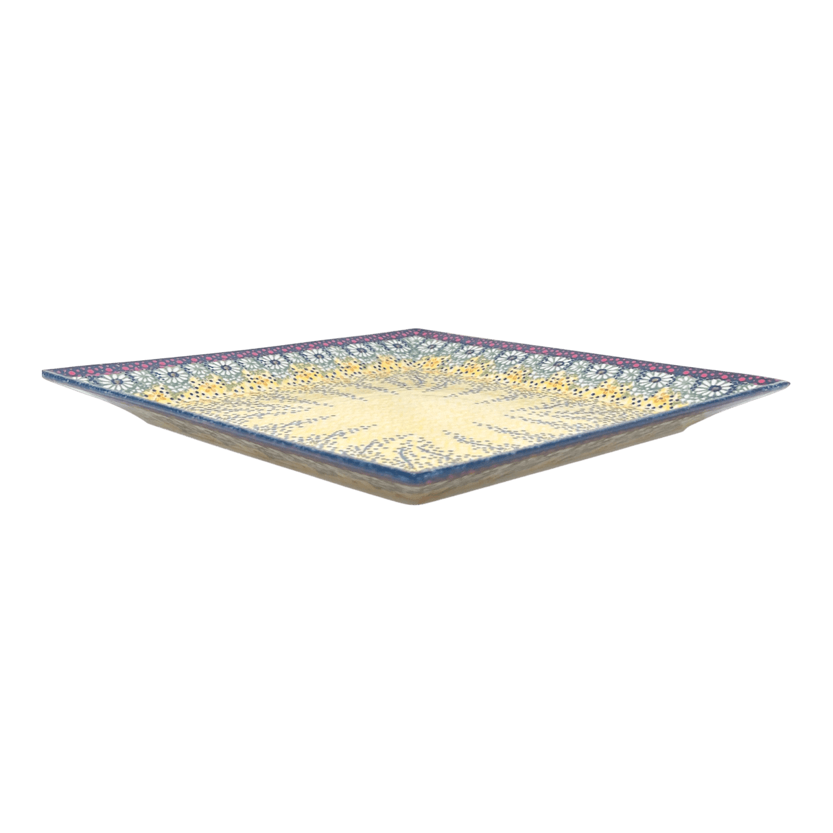 Plate, Square, Dinner, 11.25" Plate in "Sunshine Grotto" by Manufaktura | T145S-WK52