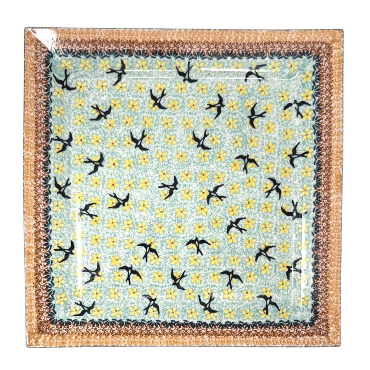 Plate, Square, Dinner, 11.25" Plate in "Capistrano" by Manufaktura | T145S-WK59