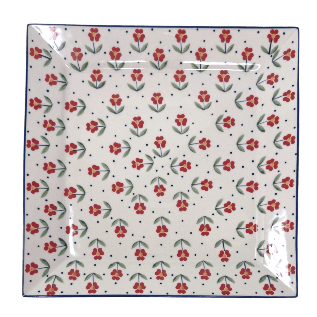 Plate, Square, Dinner, 11.25" Plate in "Simply Beautiful" by Manufaktura | T145T-AC61
