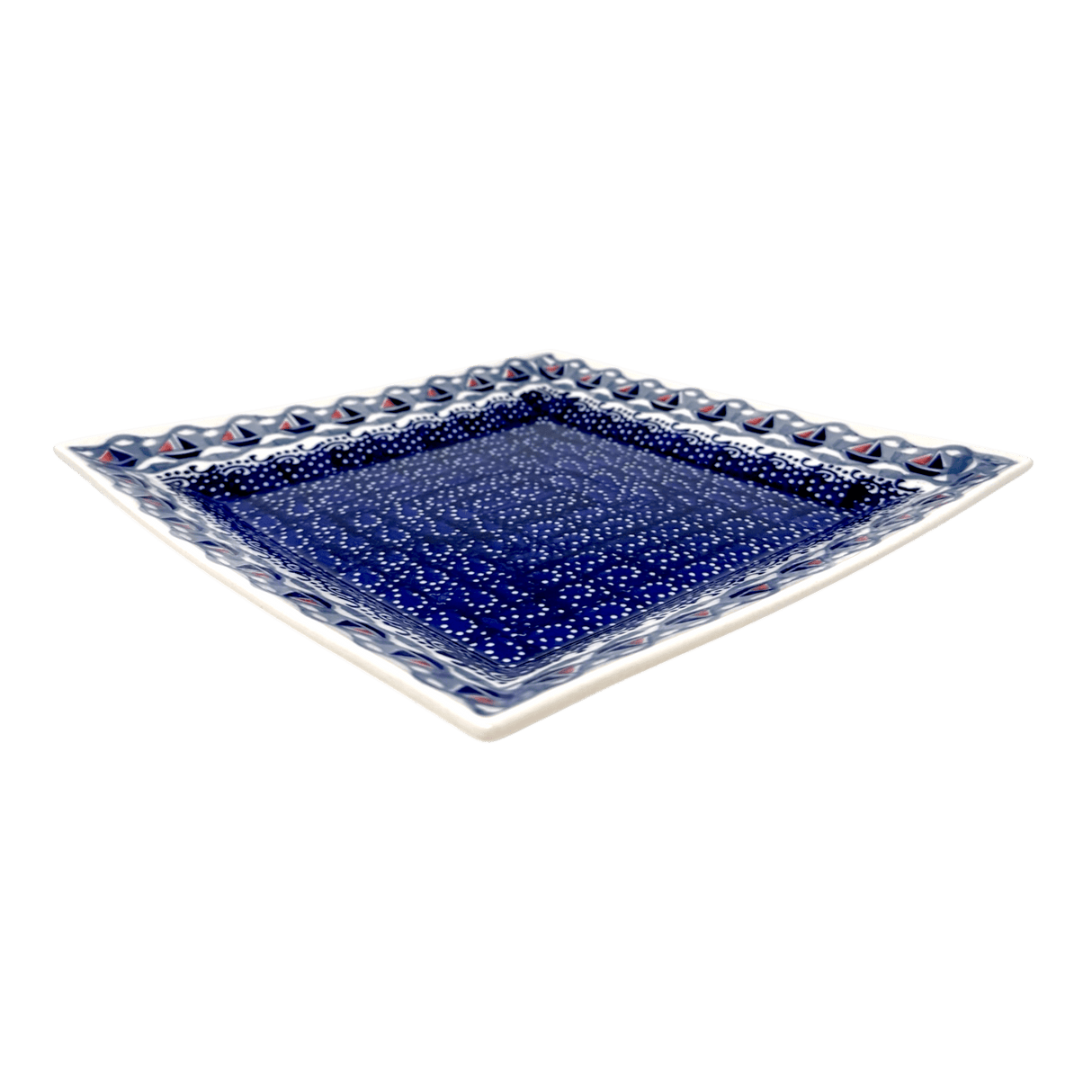 Plate, Square, Dinner, 11.25" Plate in "Smooth Sailing" by Manufaktura | T145T-DPMA