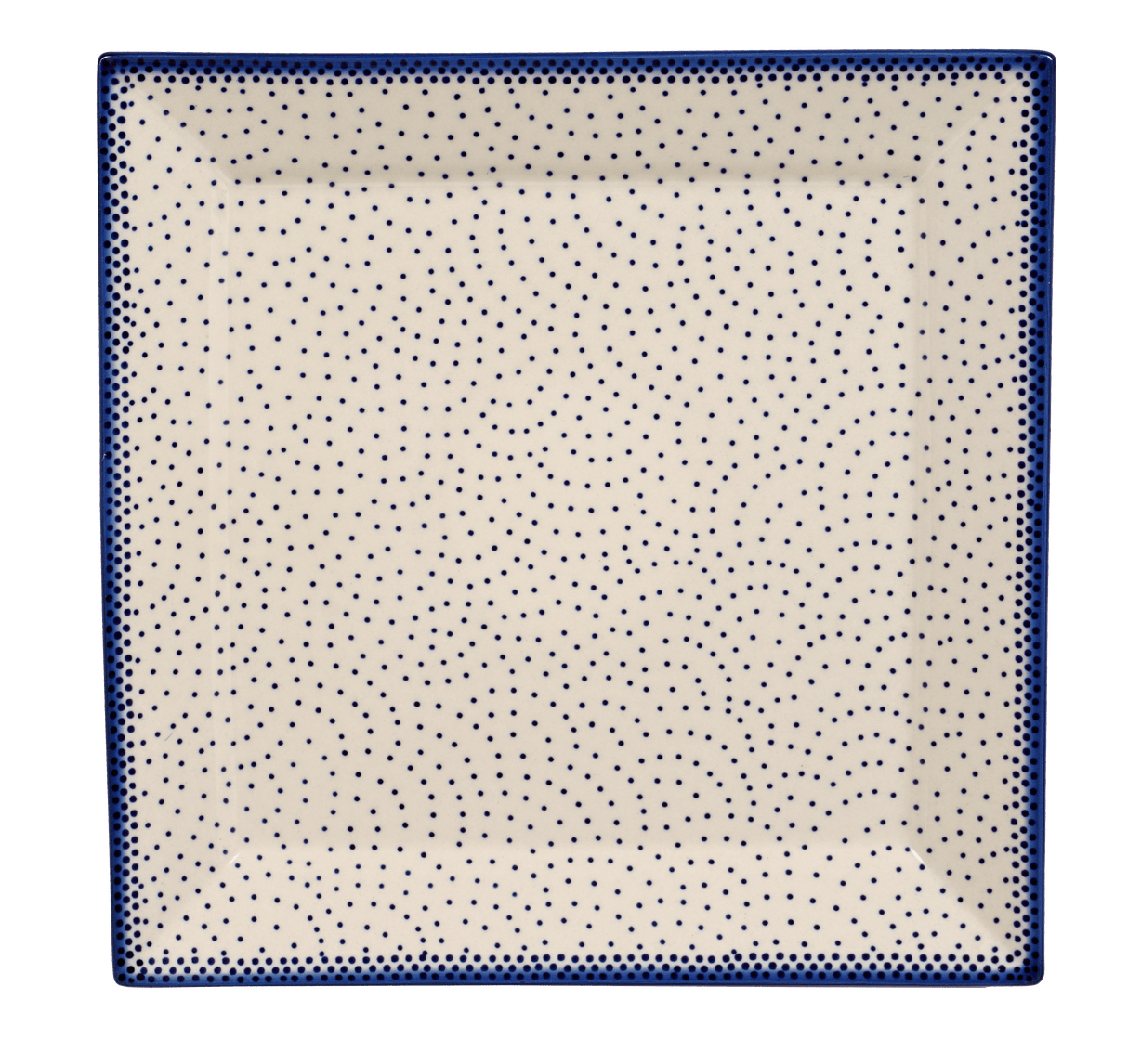 Plate, Square, Dinner, 11.25" Plate in "Misty Blue" by Manufaktura | T145U-61A