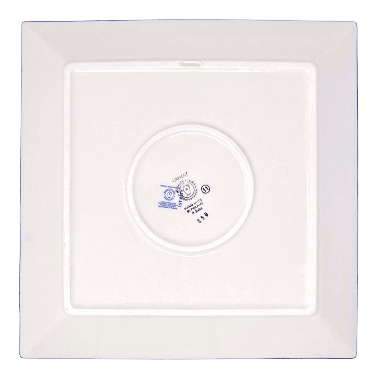 Plate, Square, Dinner, 11.25" Plate in "On the Range" by Manufaktura | T145U-INK2