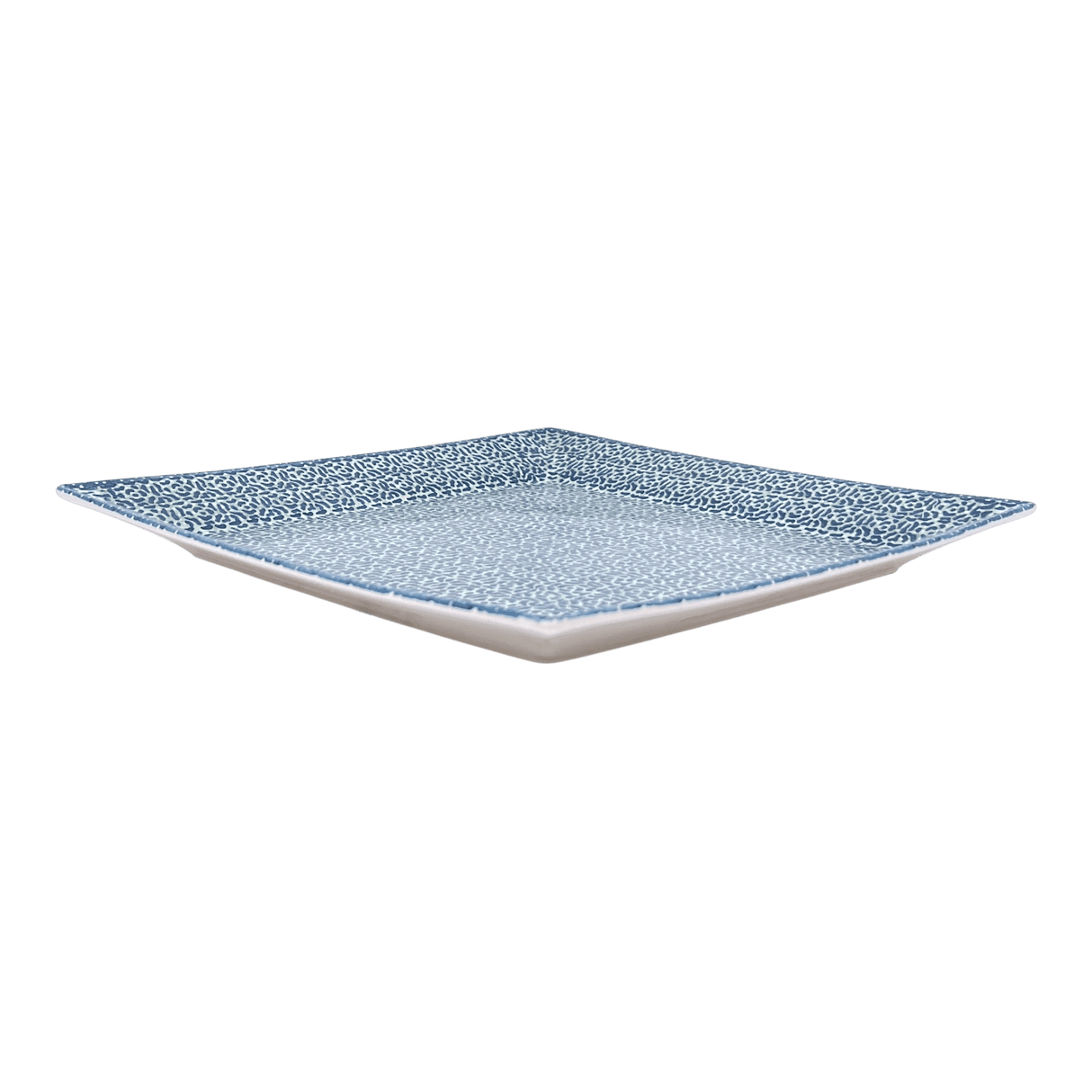 Plate, Square, Dinner, 11.25" Plate in "Green Peace" by Manufaktura | T145U-W56Z