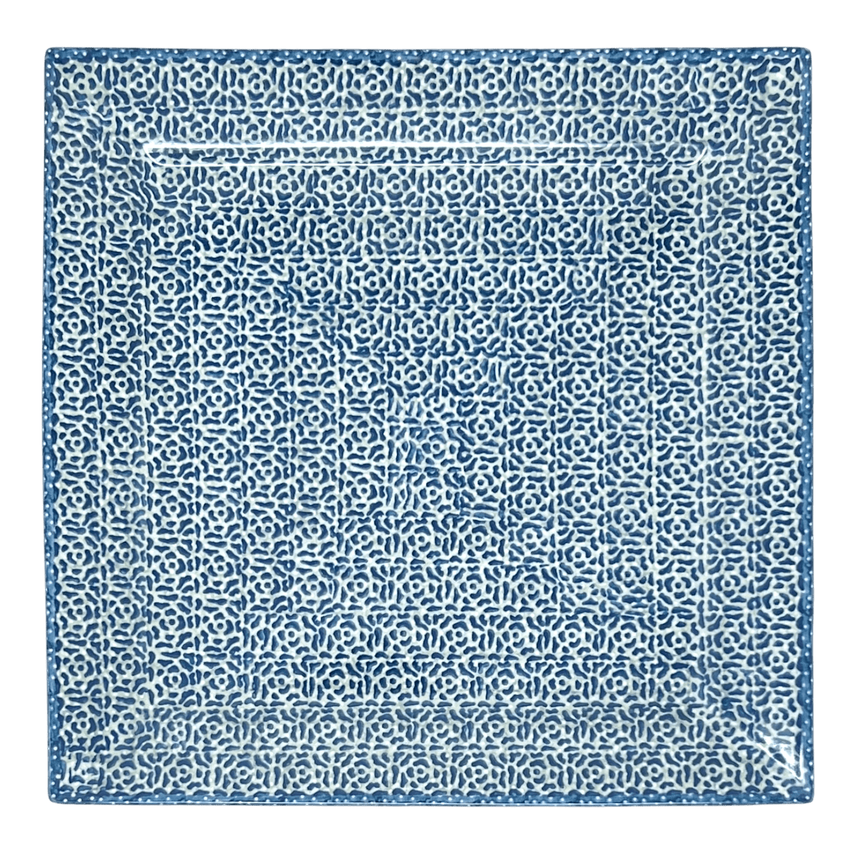 Plate, Square, Dinner, 11.25" Plate in "Green Peace" by Manufaktura | T145U-W56Z
