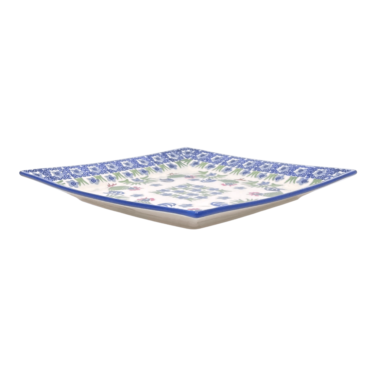 Plate, Square, Salad, 9" in "Rise & Shine" by Manufaktura | T146U-P319