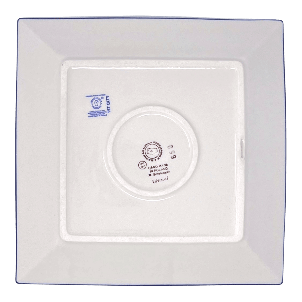 Plate, Square, Salad, 9" in "Rise & Shine" by Manufaktura | T146U-P319