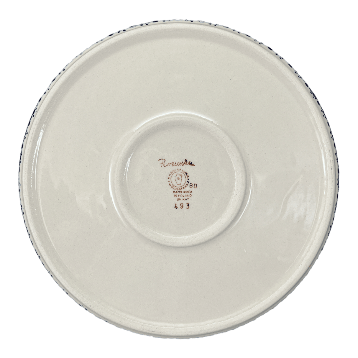 Tray, Round, 10.25" in "Brilliant Garden" by Manufaktura | T153S-DPLW