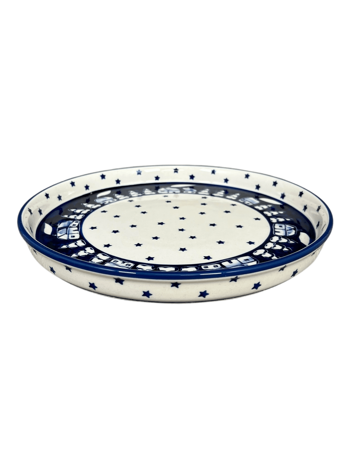Tray, Round, 10.25" in "Winter's Eve" by Manufaktura | T153S-IBZ