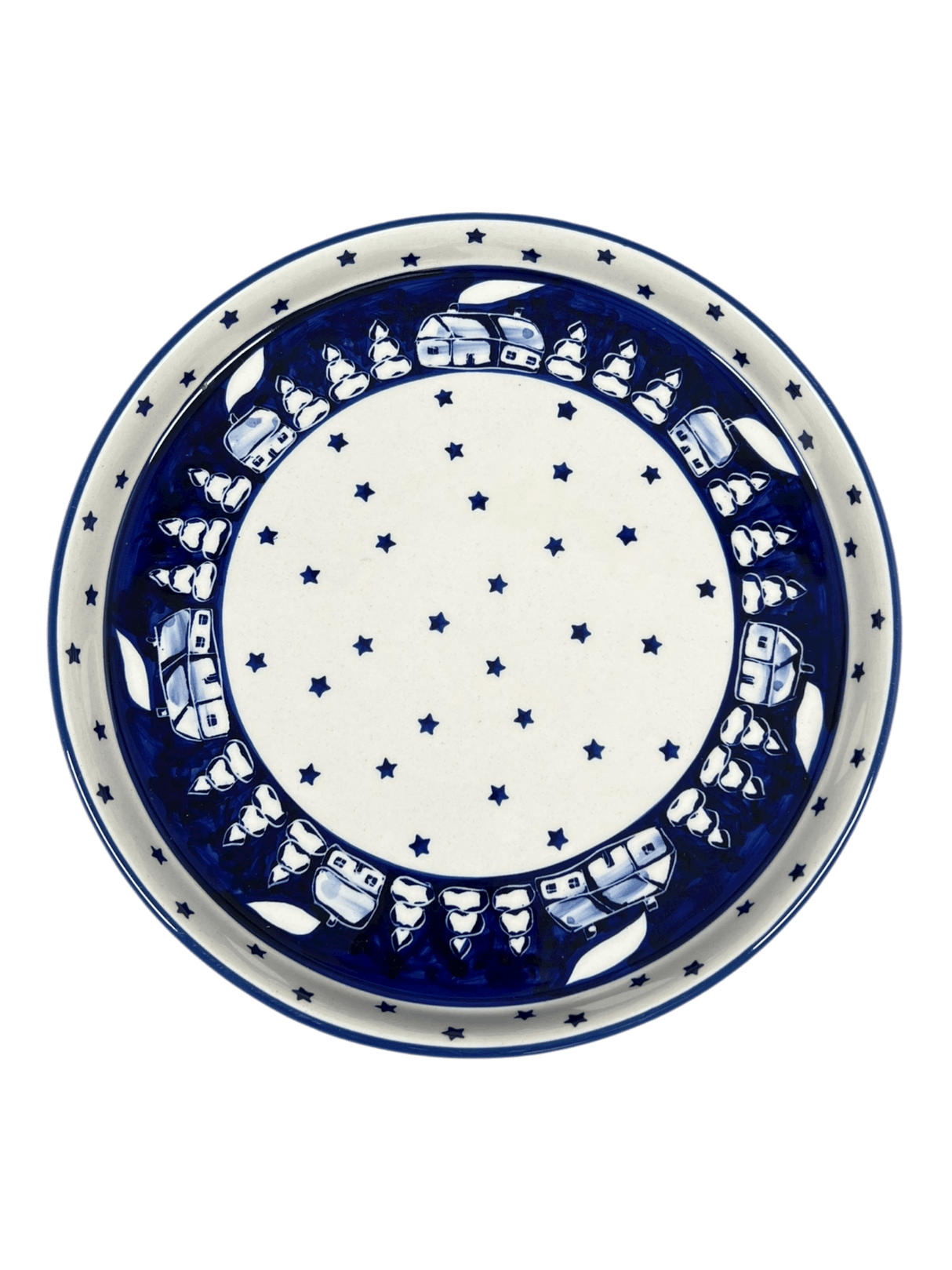 Tray, Round, 10.25" in "Winter's Eve" by Manufaktura | T153S-IBZ