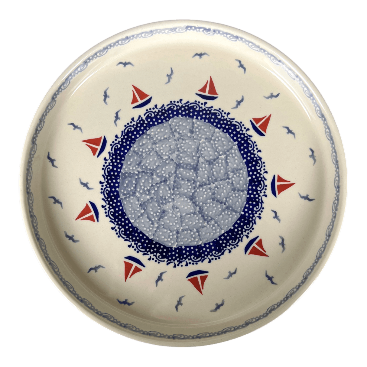 Tray, Round, 10.25" in "Smooth Seas" by Manufaktura | T153T-DPML