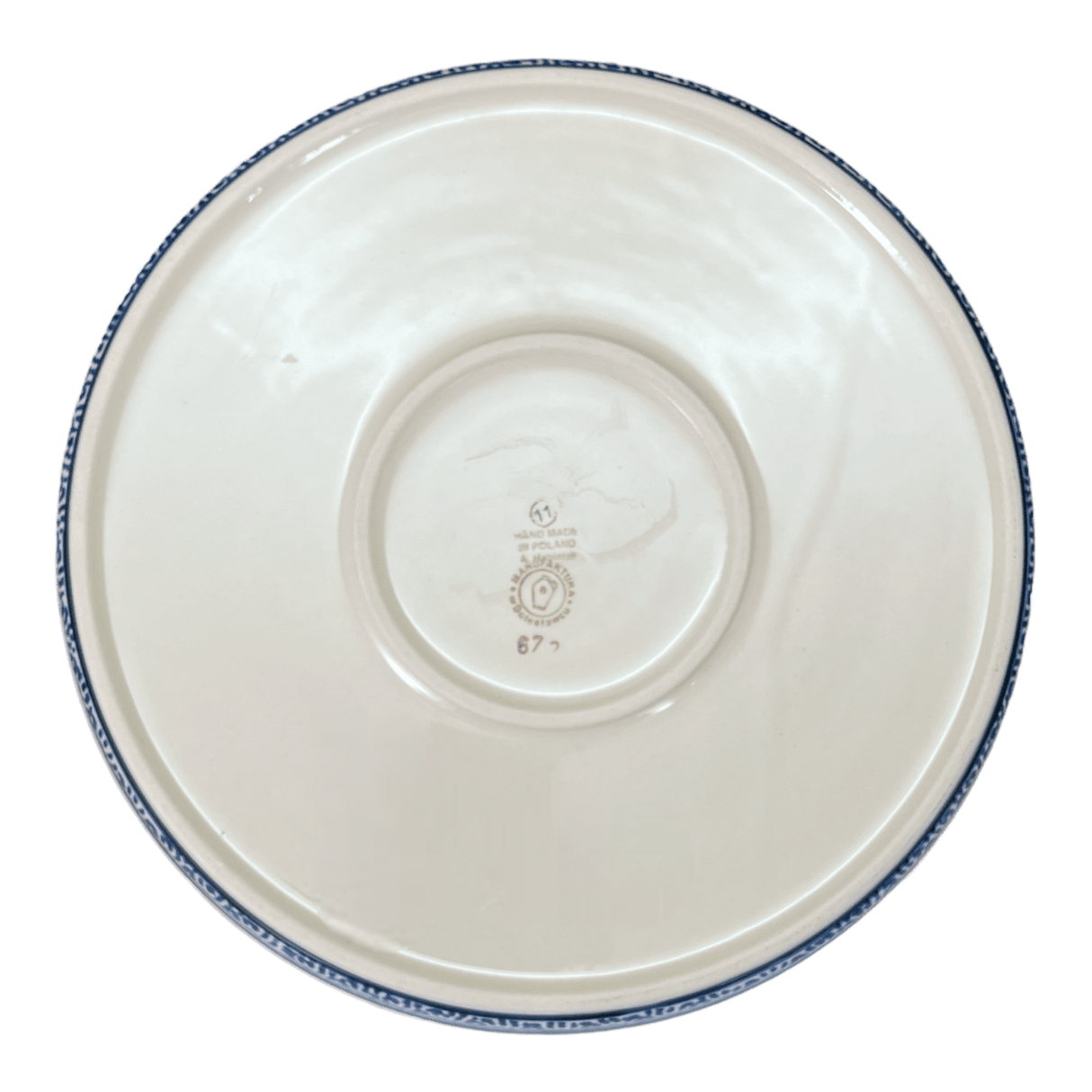 Tray, Round, 10.25" in "Poppy Garden" by Manufaktura | T153T-EJ01