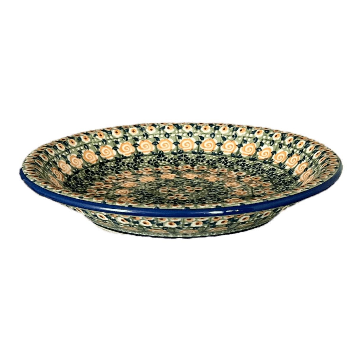 Bowl, Round, Pasta, 9.25" Bowl in "Perennial Garden" by Manufaktura | T159S-LM