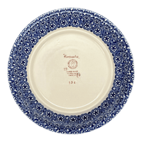 A picture of a Polish Pottery 9.25" Pasta Bowl (Mediterranean Blossoms) | T159S-P274 as shown at PolishPotteryOutlet.com/products/9-25-pasta-bowl-mediterranean-blossoms-t159s-p274