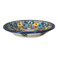 A picture of a Polish Pottery 9.25" Pasta Bowl (Brilliant Garland) | T159S-WK79 as shown at PolishPotteryOutlet.com/products/9-25-pasta-bowl-brilliant-garland-t159s-wk79