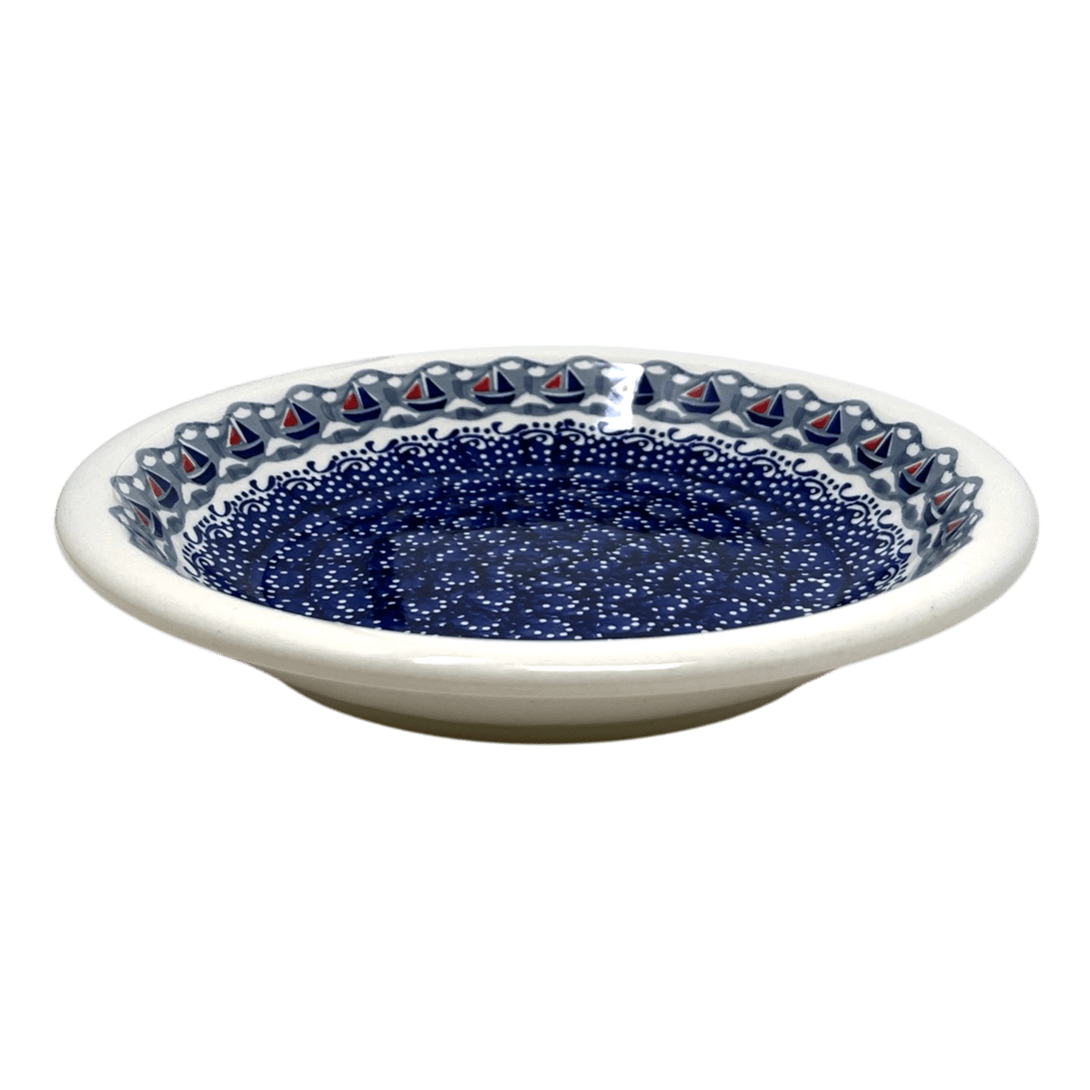 Bowl, Round, Pasta, 9.25" Bowl in "Smooth Sailing" by Manufaktura | T159T-DPMA
