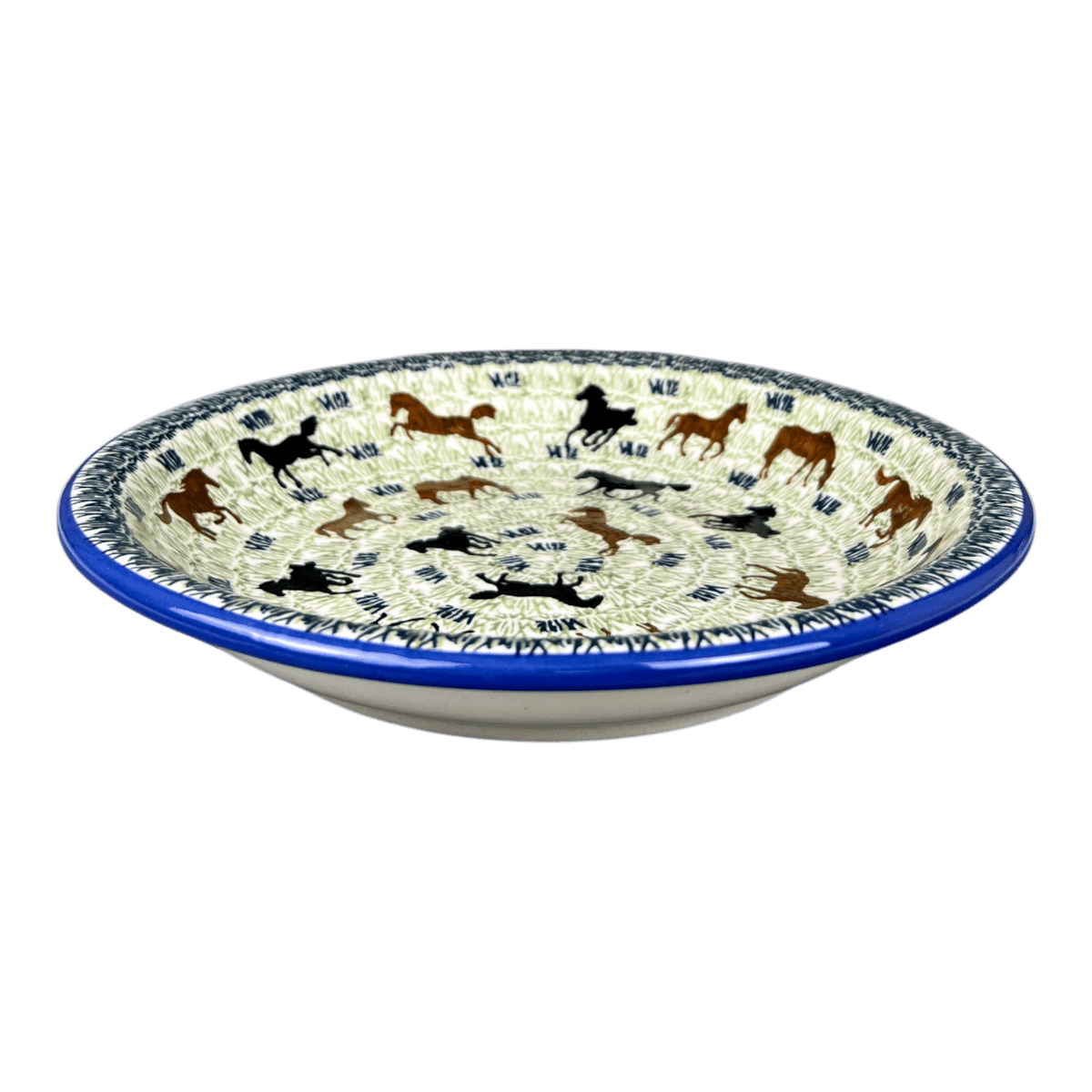 Bowl, Round, Pasta, 9.25" Bowl in "On the Range" by Manufaktura | T159U-INK2