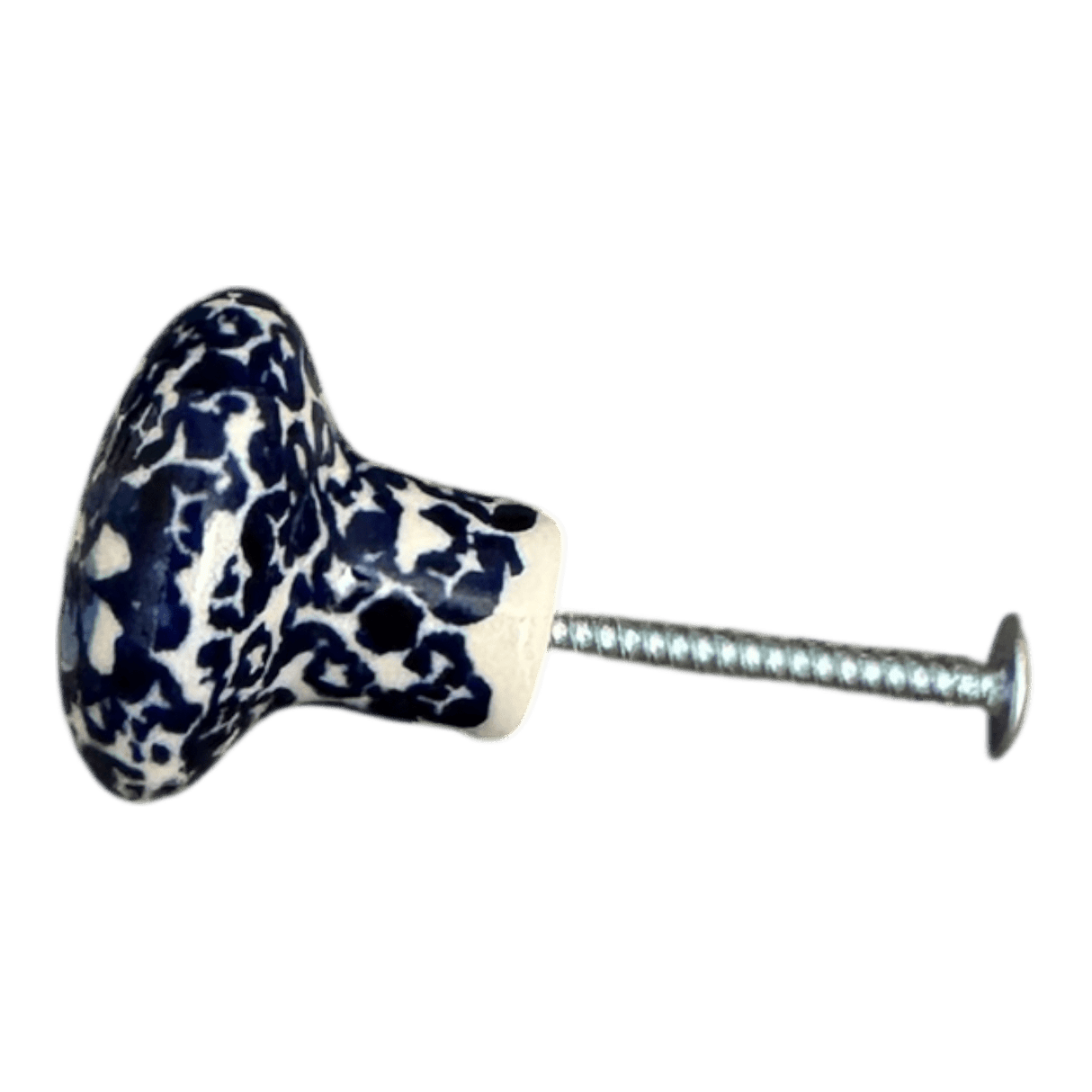 Drawer Pull, 1.5" in "Blue on Blue" by Manufaktura | U001T-J109