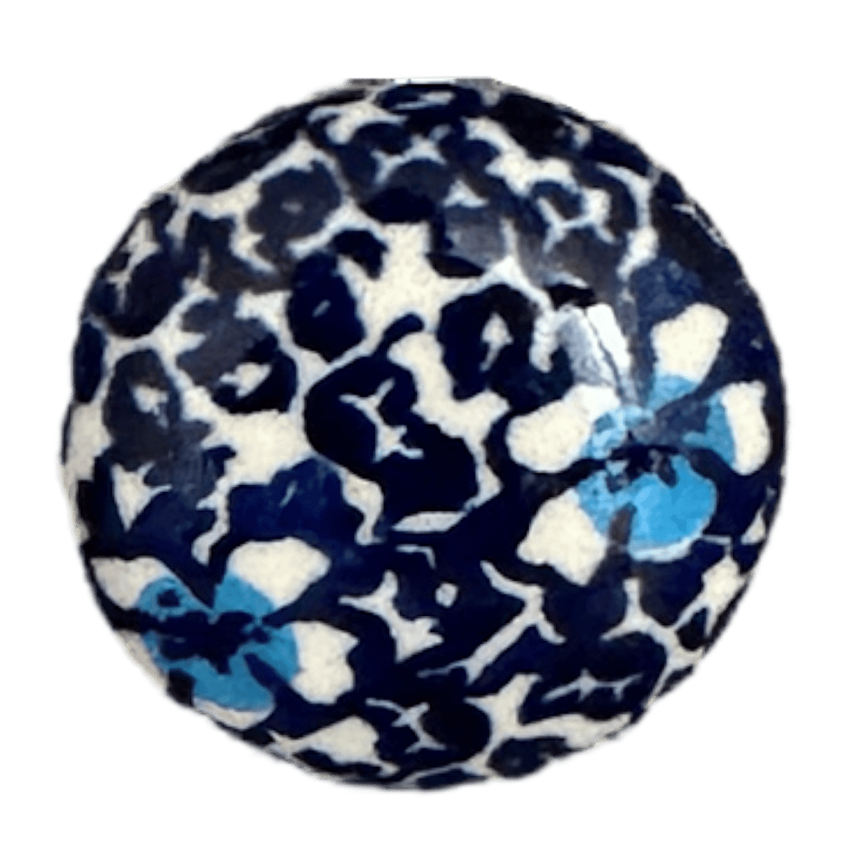 Drawer Pull, 1.5" in "Blue on Blue" by Manufaktura | U001T-J109